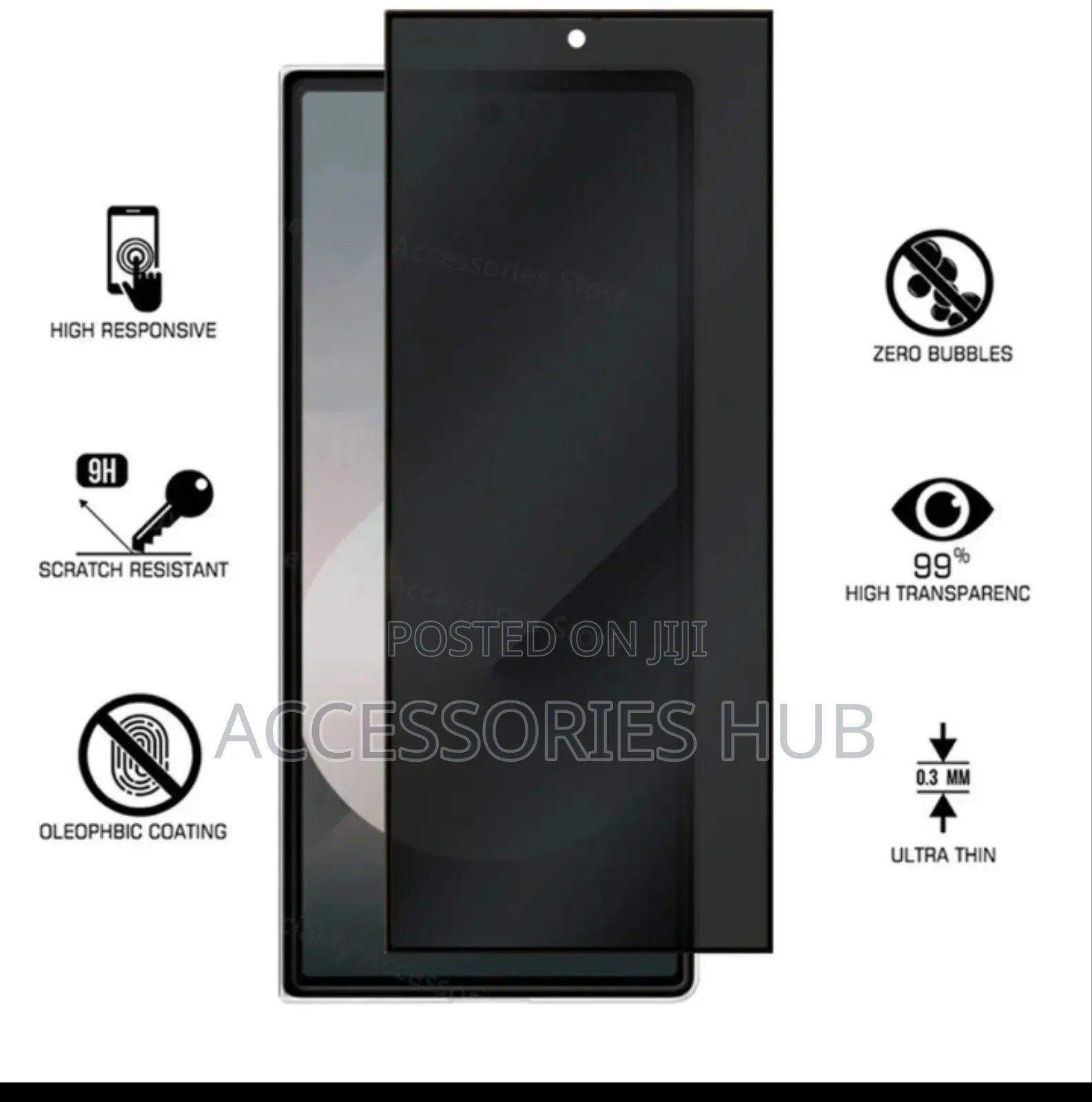 Z Fold 6 Privacy Screen Protectors