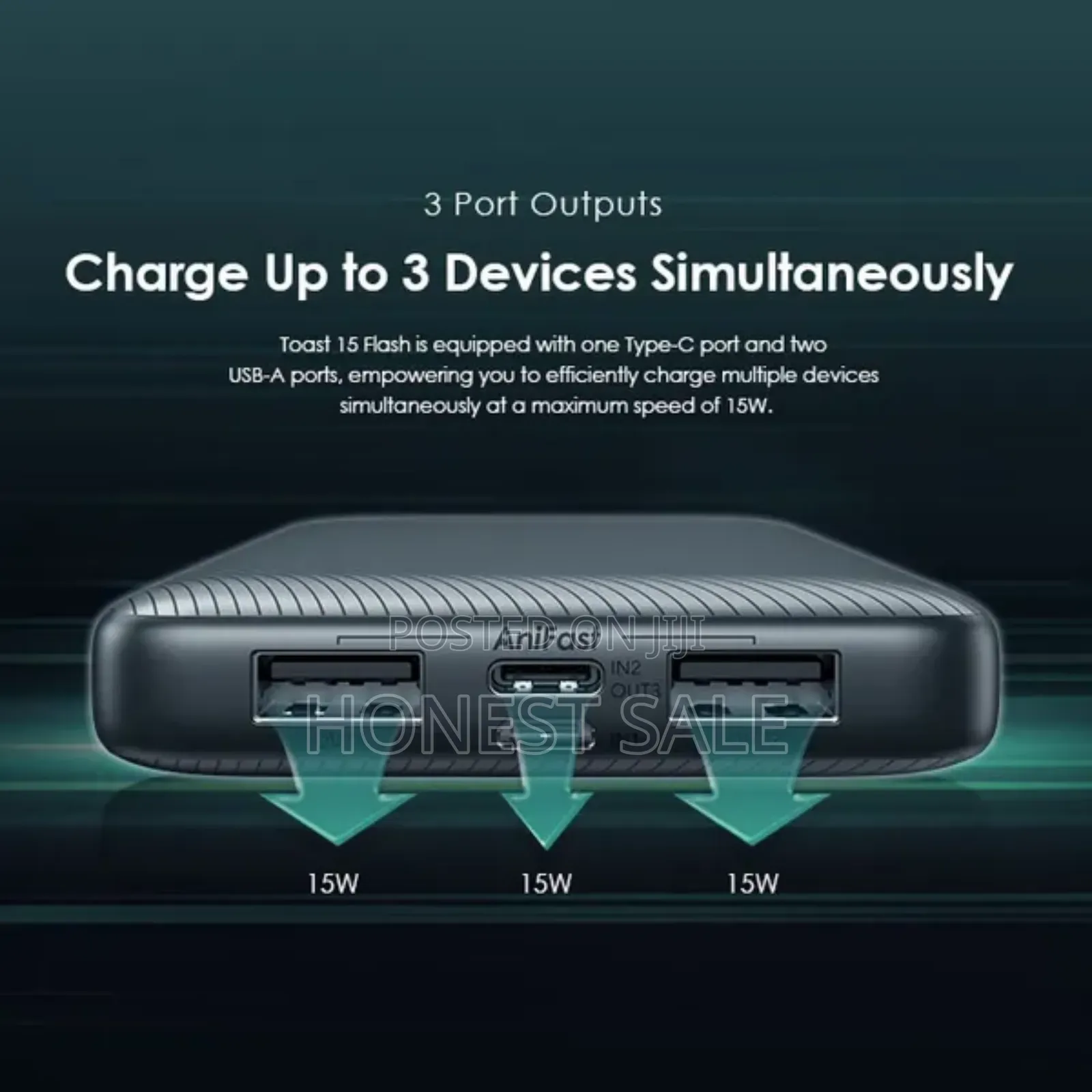 Oraimo 10000mah 15w Type-C Fast Charging Power Bank