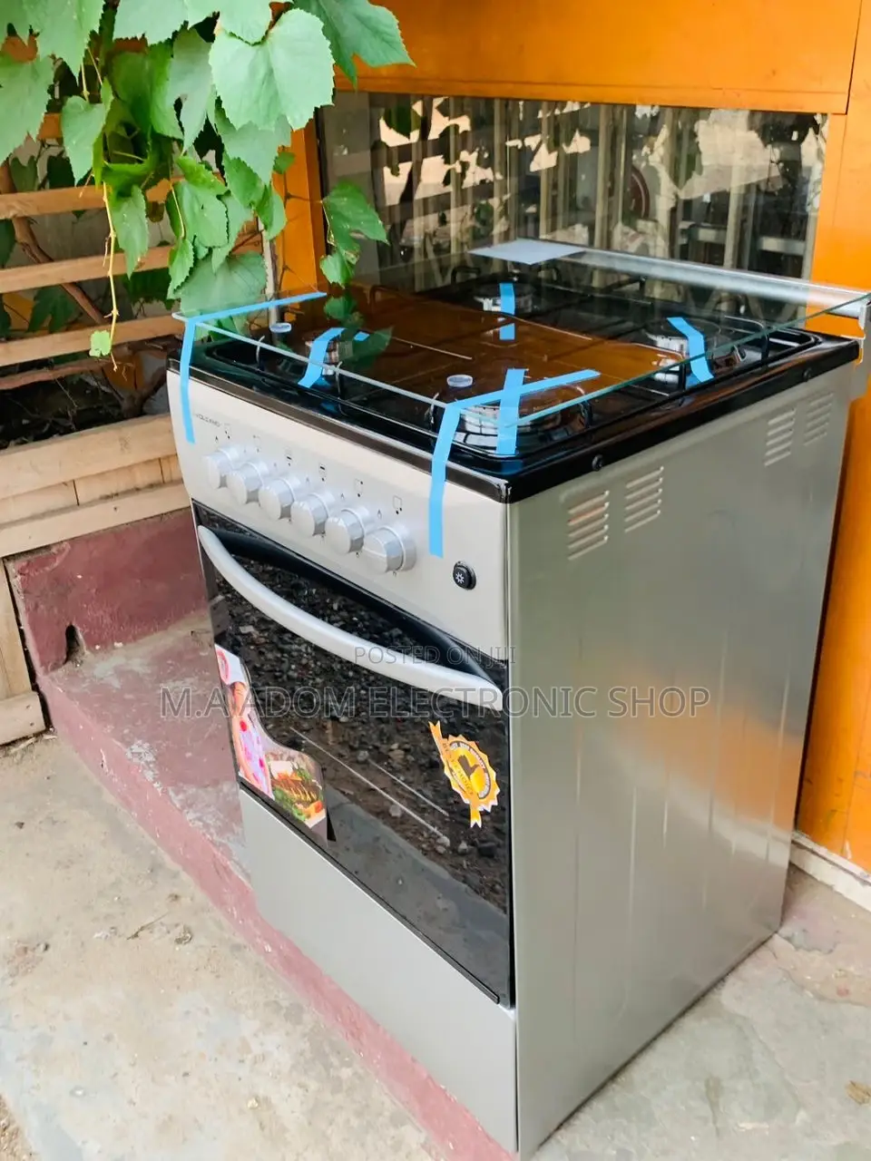 Purchase Affordable Volcano 50x50 Gas Oven 4 Burner(Gray).