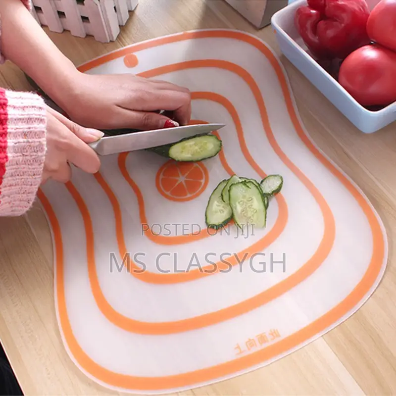 Plastic Transparent Cutting Board Non-Slip Vegetable Meat Cu