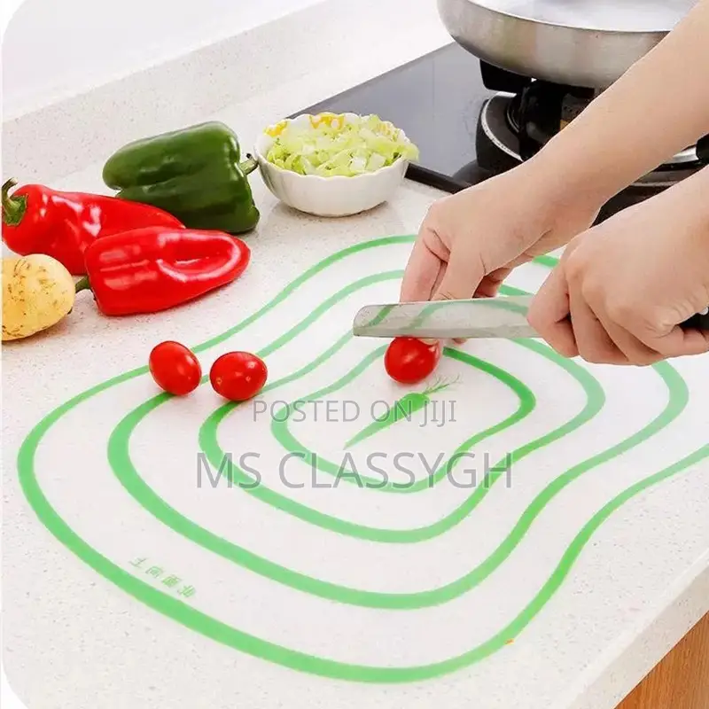Plastic Transparent Cutting Board Non-Slip Vegetable Meat Cu