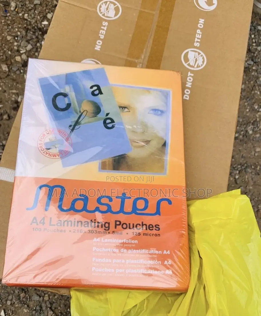 Affordable Master A4 Laminating Film Pouches - 100 Pouches