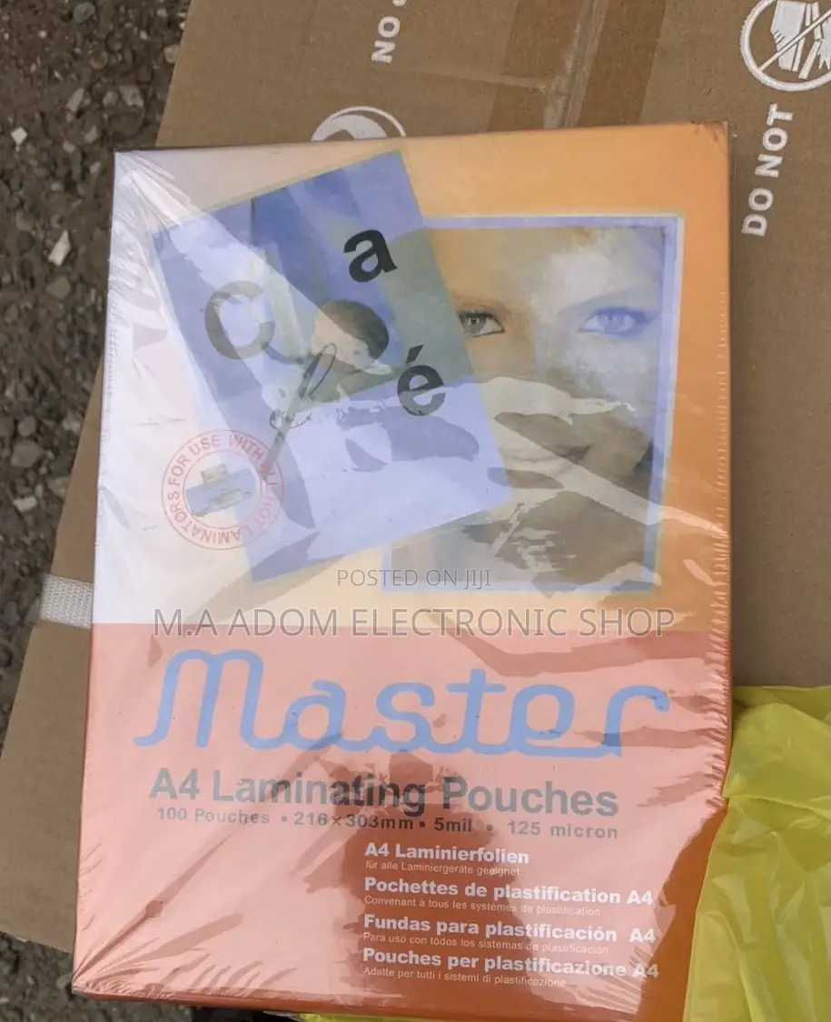Quality Master A4 Laminating Film Pouches - 100 Pouches 
