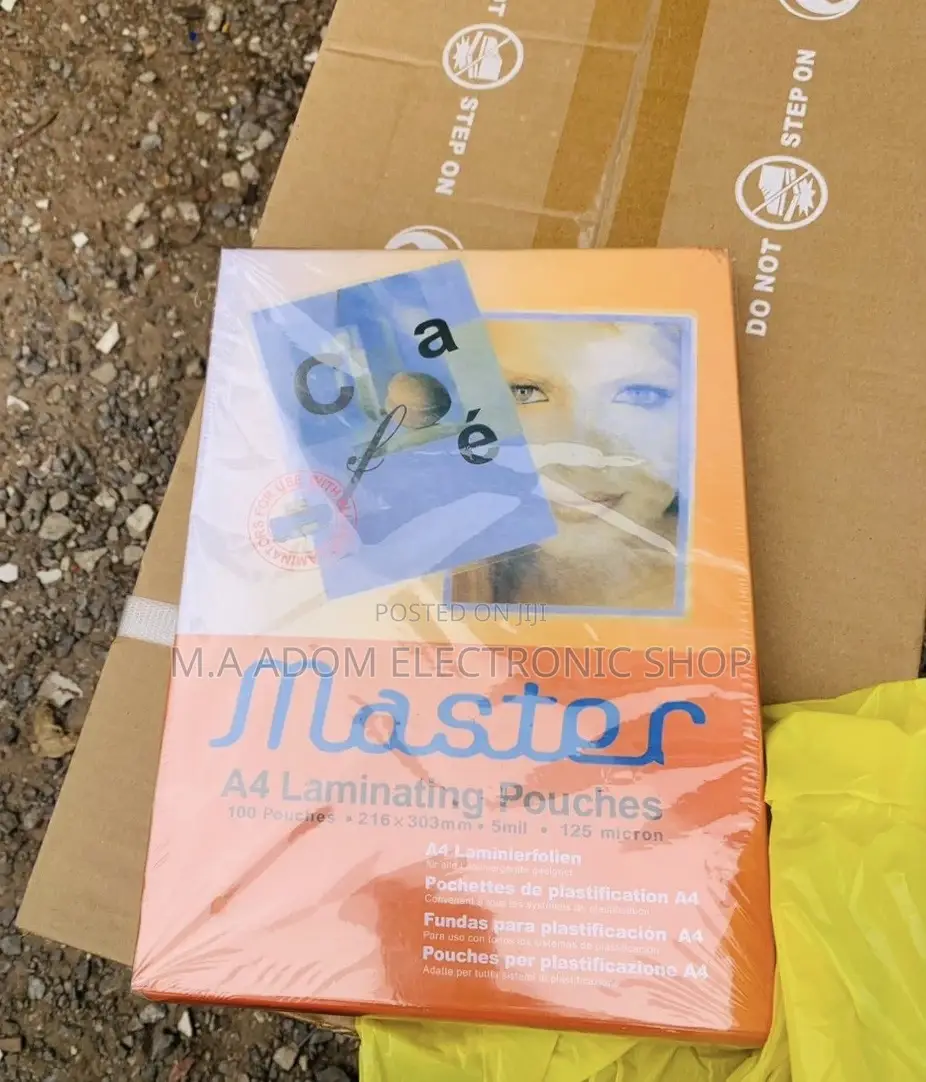 High Quality Master A4 Laminating Film Pouches - 100 Pouches
