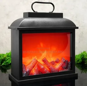 Electric/ Battery Operated Fireplace Lamp