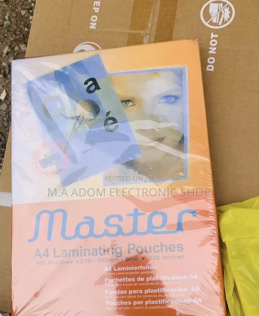 Fresh in Box Master A4 Laminating Film Pouches - 100 Pouches