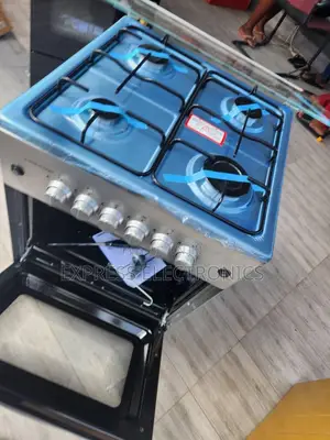 Auto Ignition Stove Gas Oven Grill Rotisserie 4burner 50/50