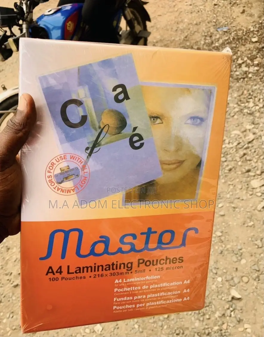 Latest Master A4 Laminating Film Pouches - 100 Pouches