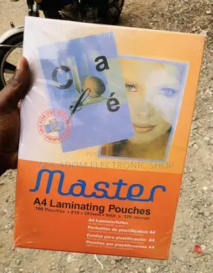 Reliable Master A4 Laminating Film Pouches - 100 Pouches .