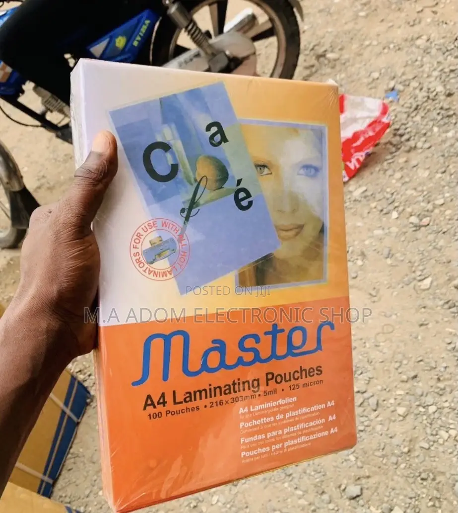 Shop Master A4 Laminating Film Pouches - 100 Pouches .