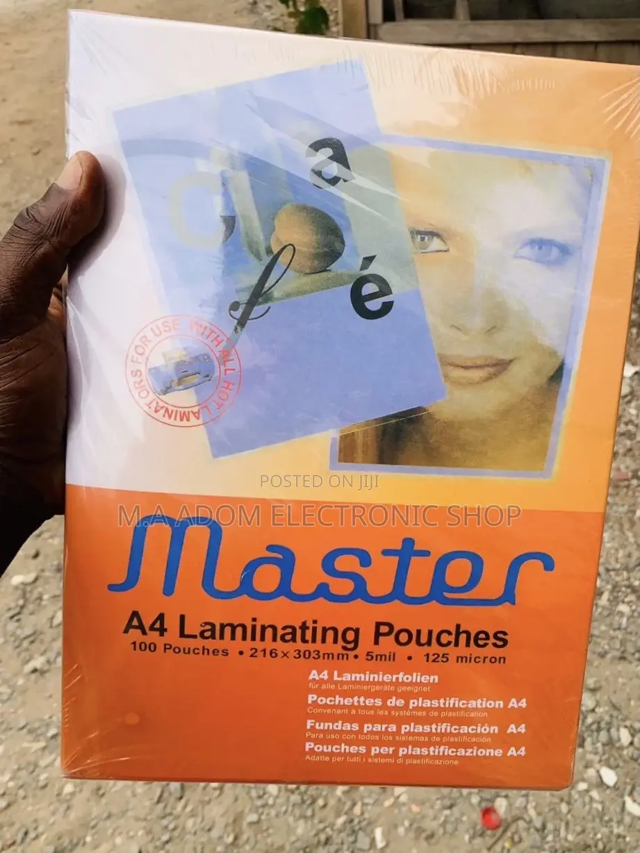 Shop Original Master A4 Laminating Film Pouches- 100 Pouches