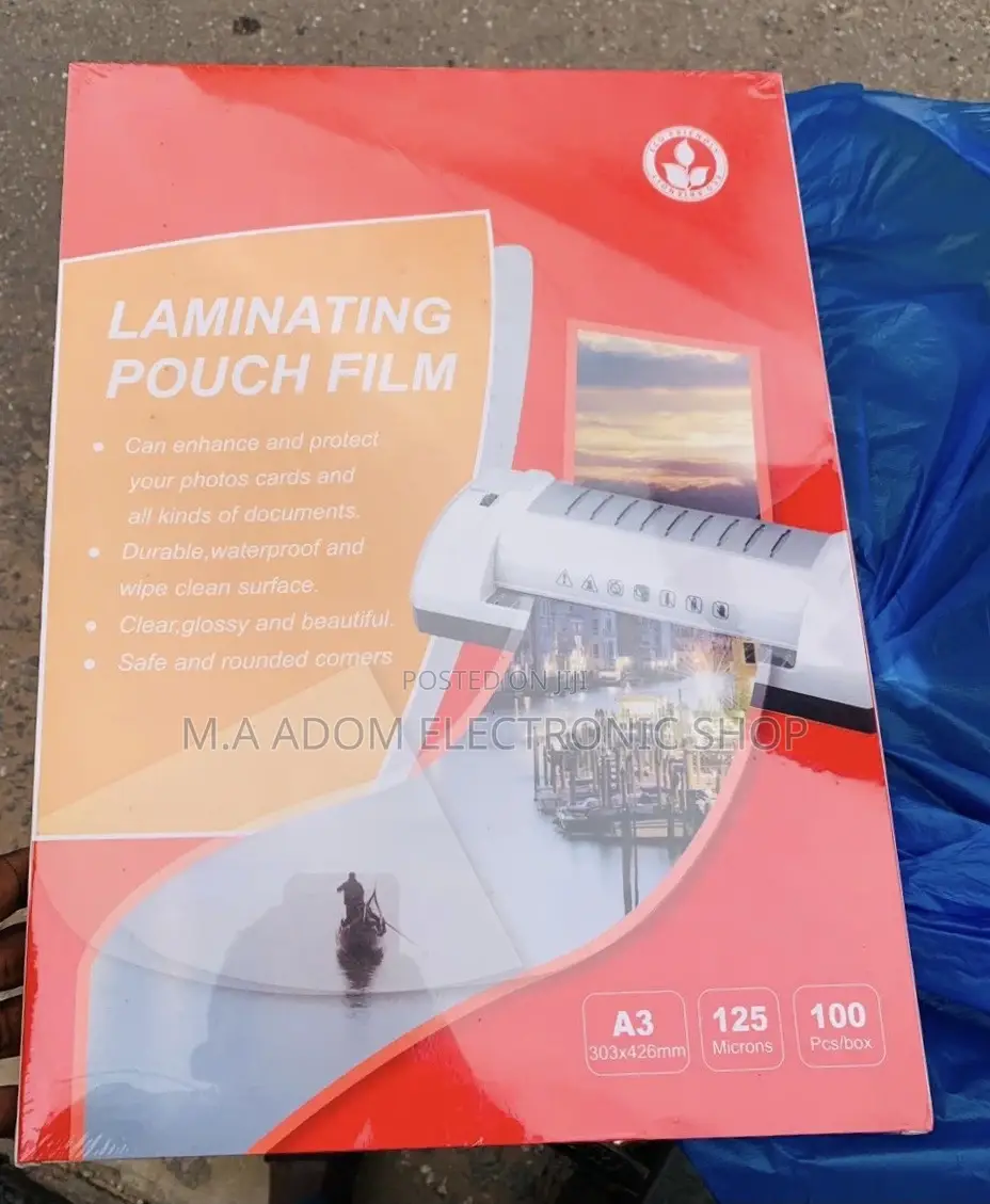 Newly in Stock A3 Laminating Film Pouches - 100 Pouches 