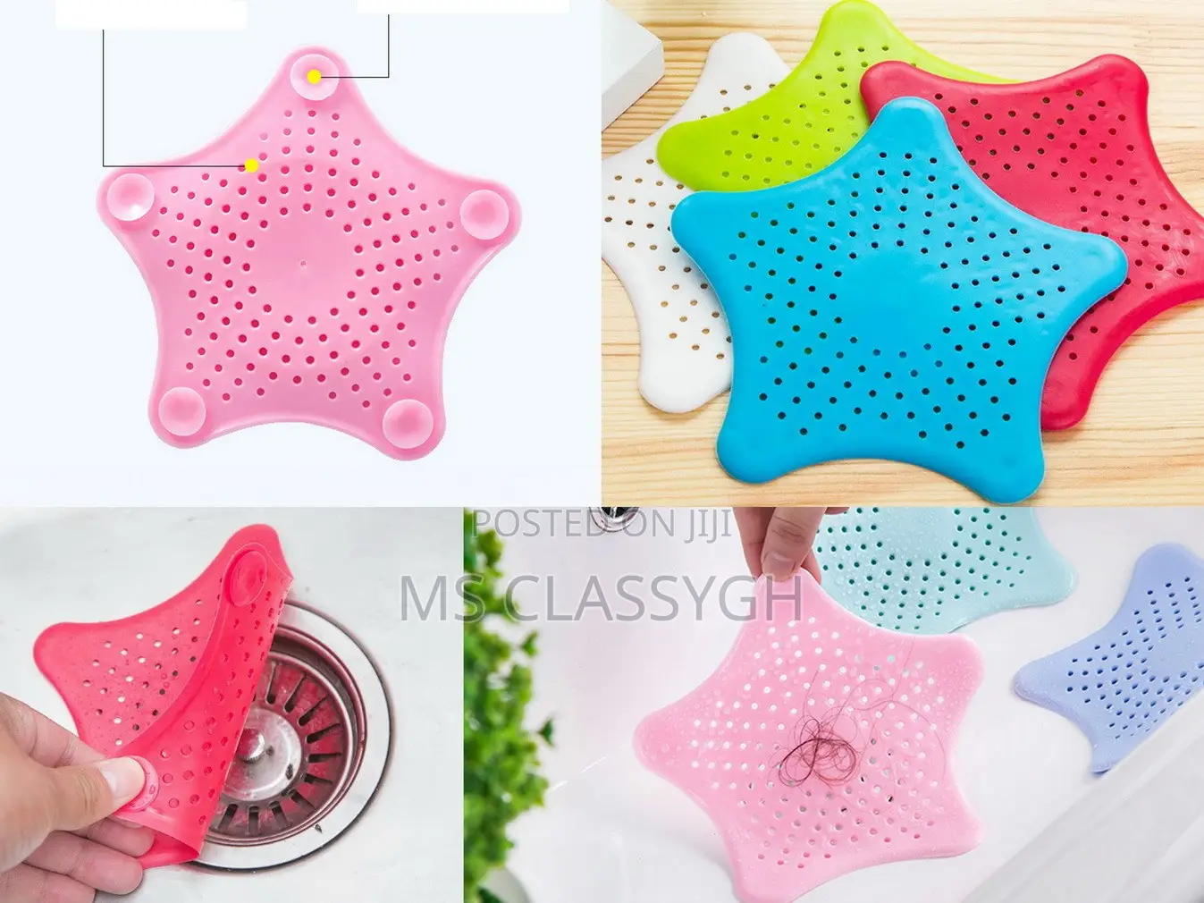 Star PVC Sink Filter Bathroom Kitchen Sewer Filter Bath Show