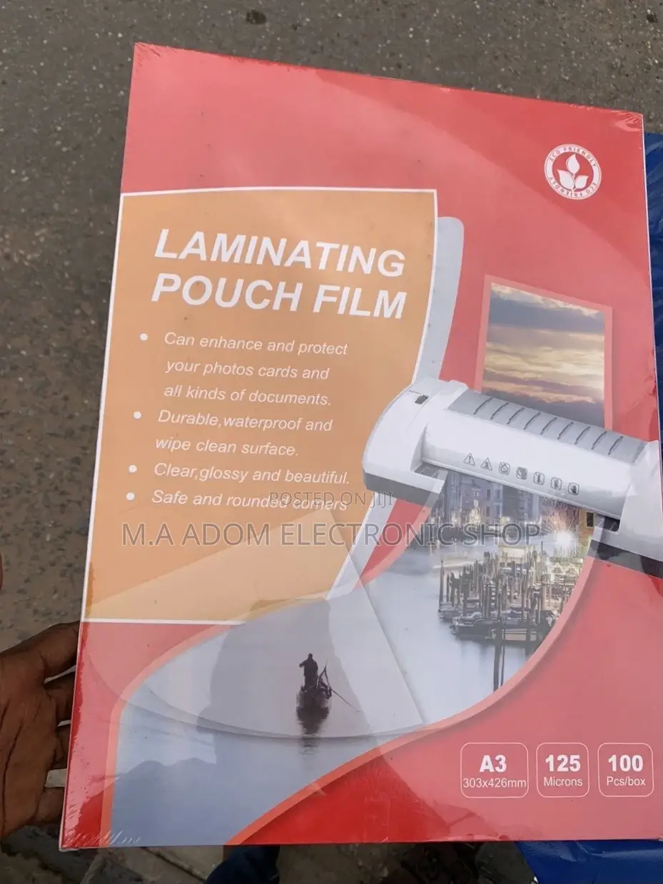 High Quality A3 Laminating Film Pouches - 100 Pouches 