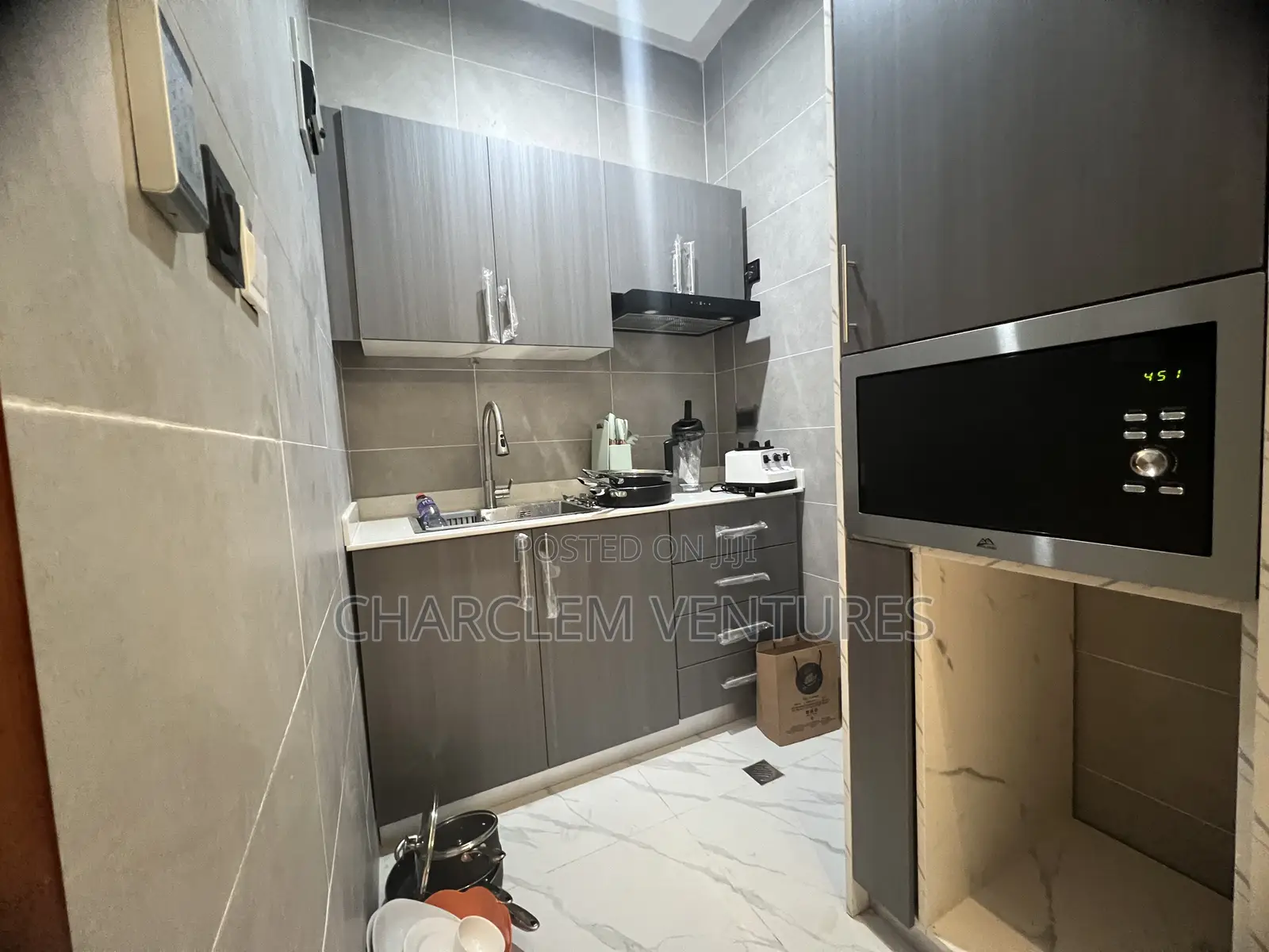 Furnished 1bdrm Apartment in Charclem Ventures, Accra Metropolitan