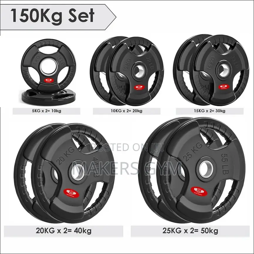 Olympic Weight Plate 150kg Set