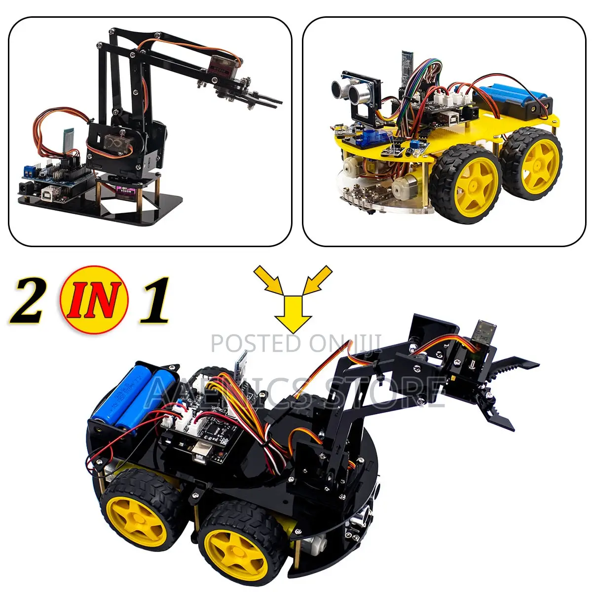 Mechanical 2 in 1 Smart Robot Car