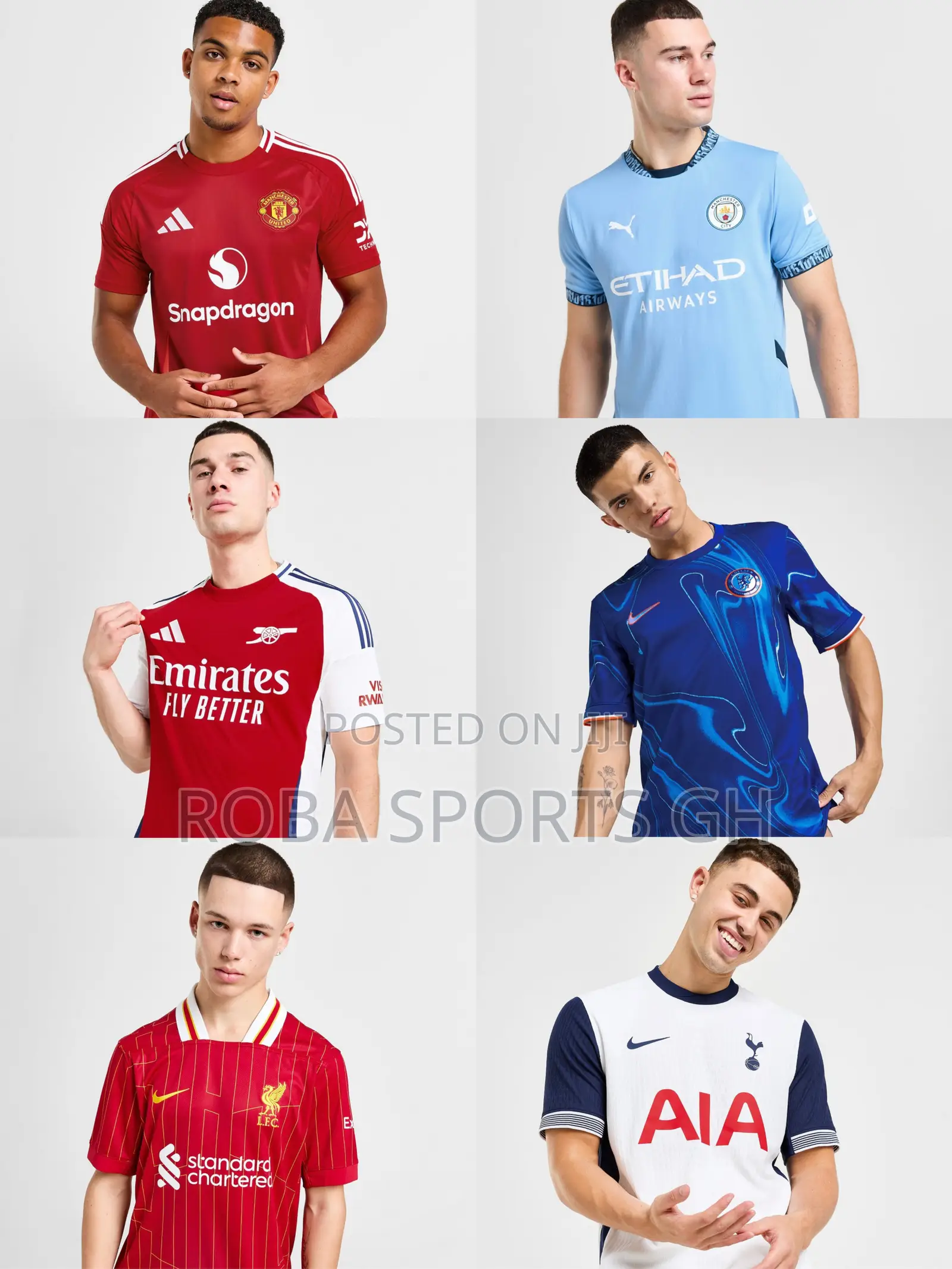 2024/25 English Premier League Home Jerseys