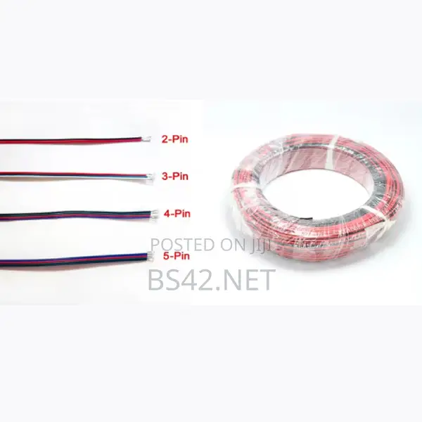 2M Electric Wire Cable 18awg 24awg 2P 3P 4P RGB RGBW
