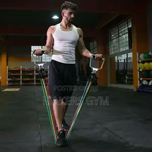 Resistance Bands With (Meta Handle)