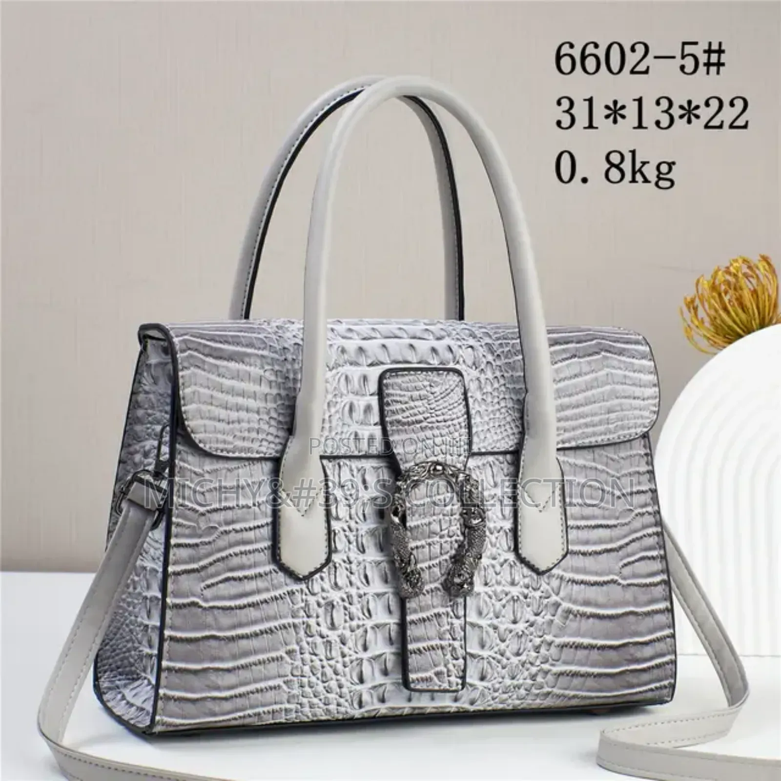 Quality Crocodile Skin Leather Bag