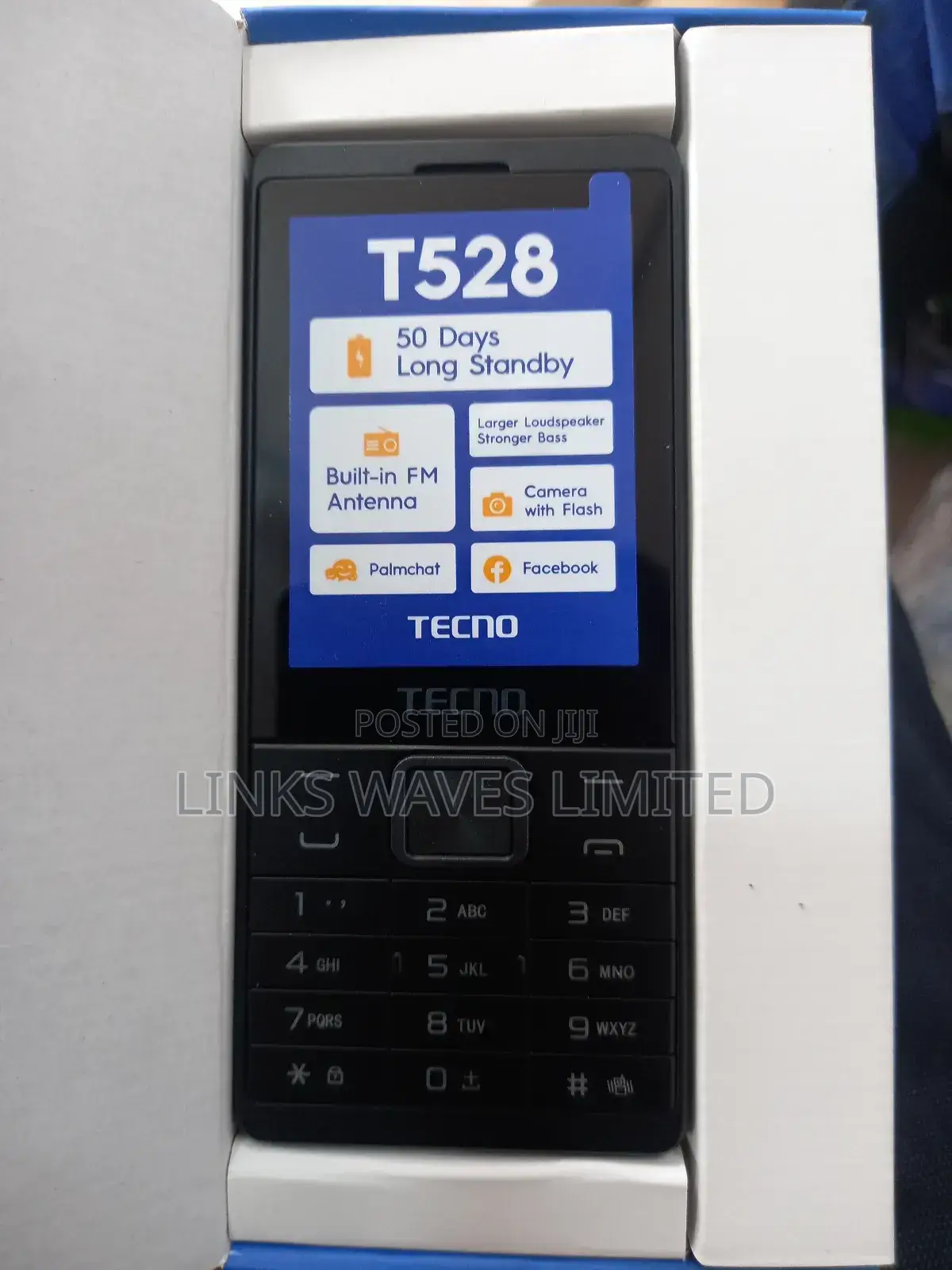 New Tecno T528 Black
