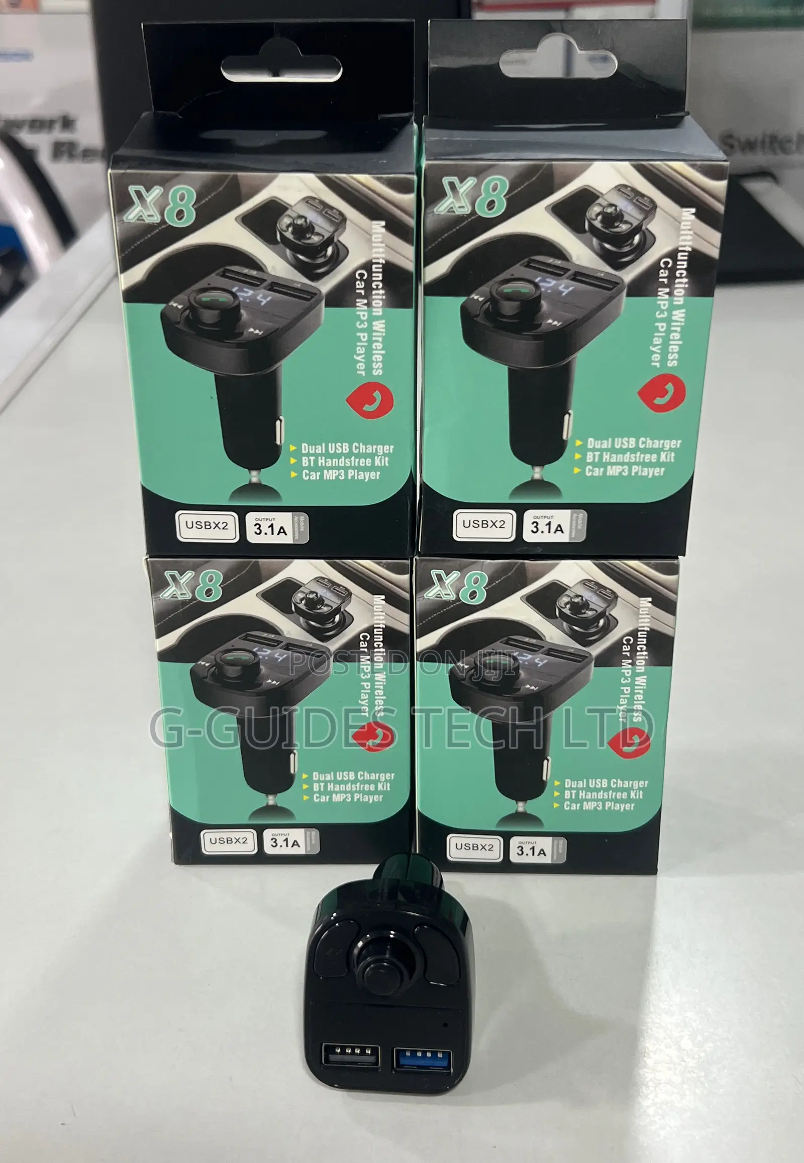 Car Mp3 Player X8 Wireless Car Bluetooth Adapter X8