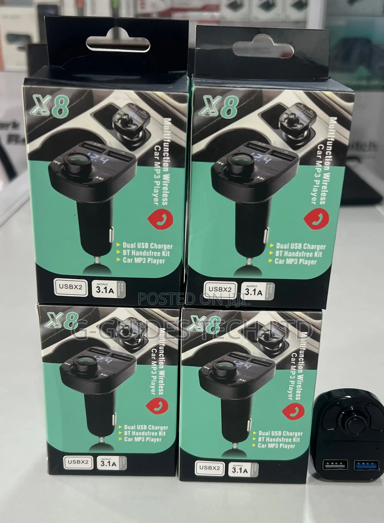 Car Mp3 Player X8 Wireless Car Bluetooth Adapter X8