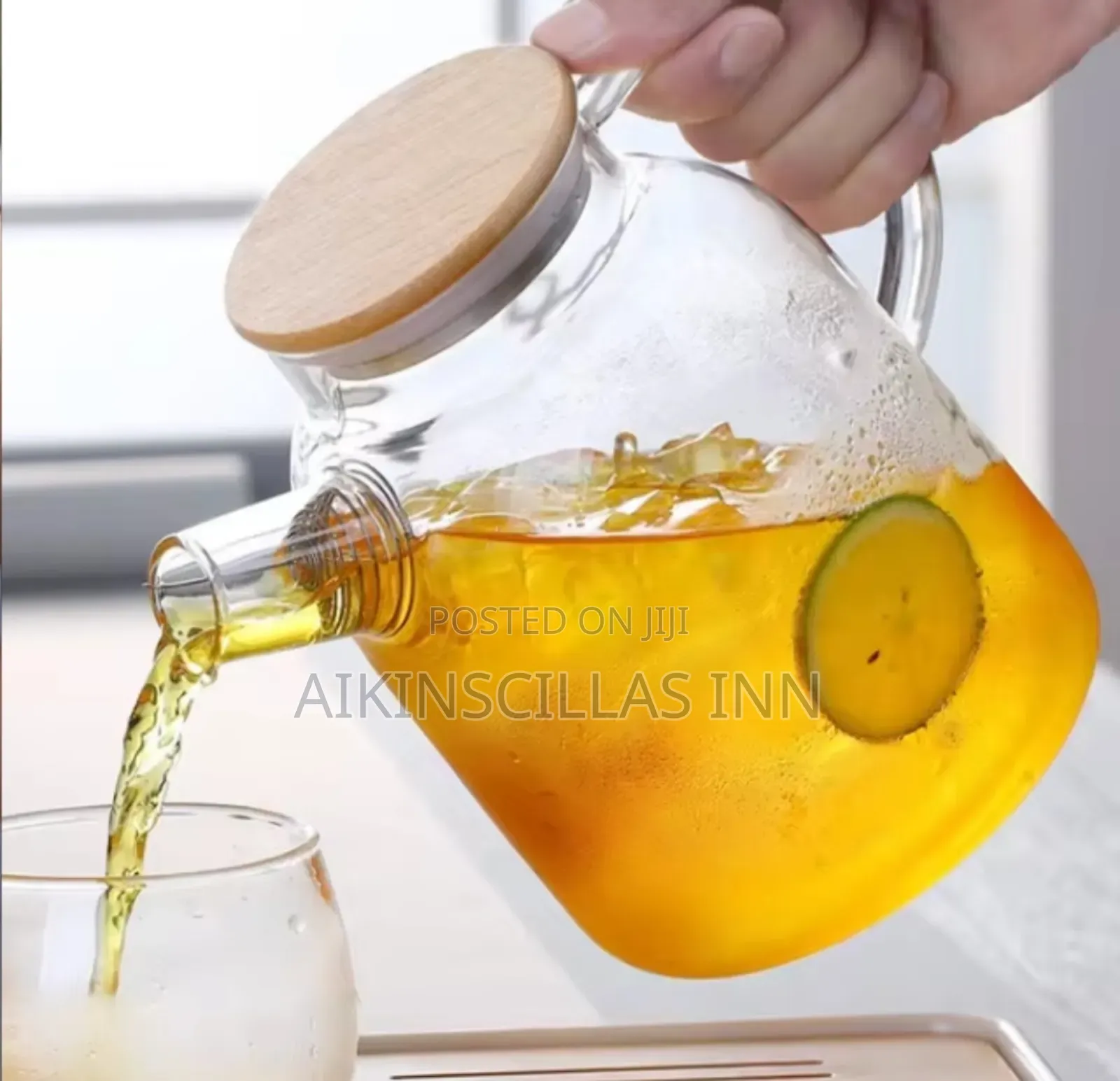 Hot and Cold Glass Jar