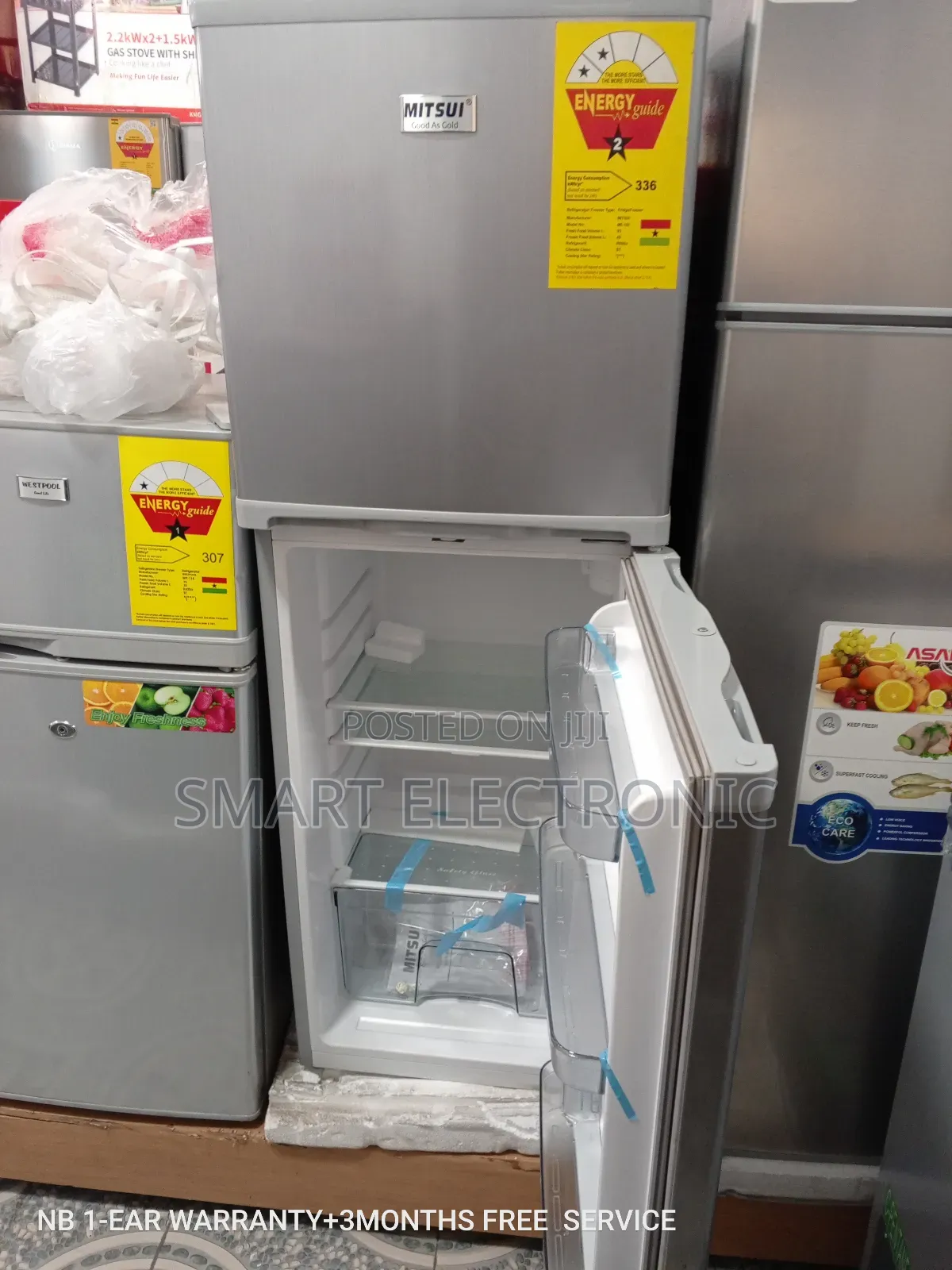 Fast Cooling Mitsui 138L Refrigerator Refrigerator