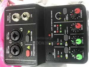 3 Channels Music Audio Mixer With Inbuilt Sound Card