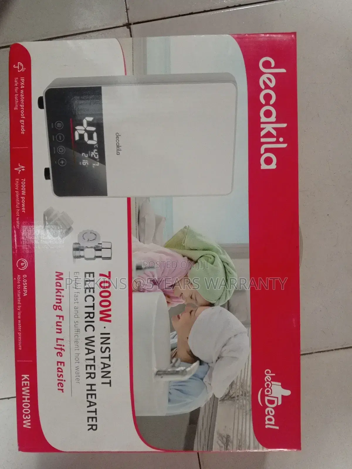 Enjoy Quality Brand Decakila Instant Water Heater Decalife