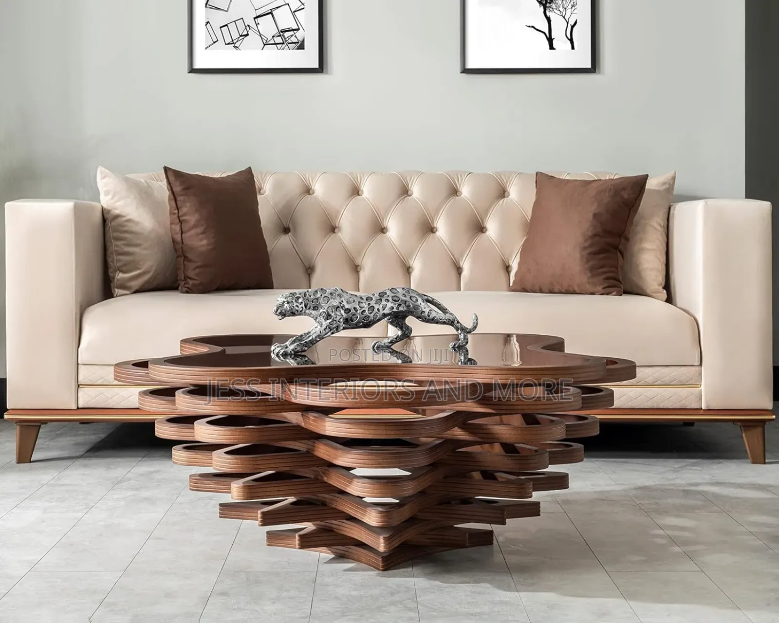 Center Table (Natural Walnut)