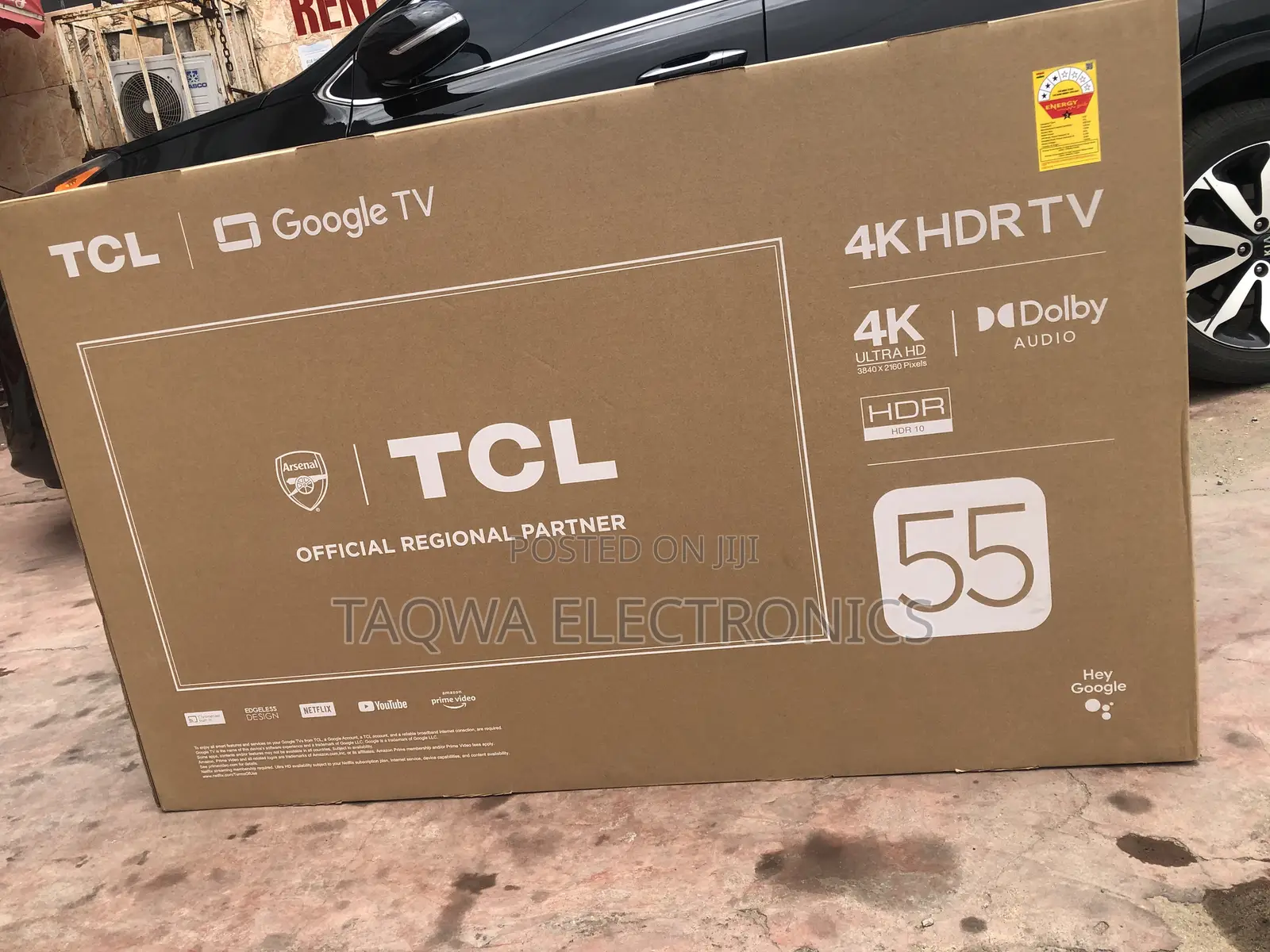 Incredible TCL 55” Android Google Tv