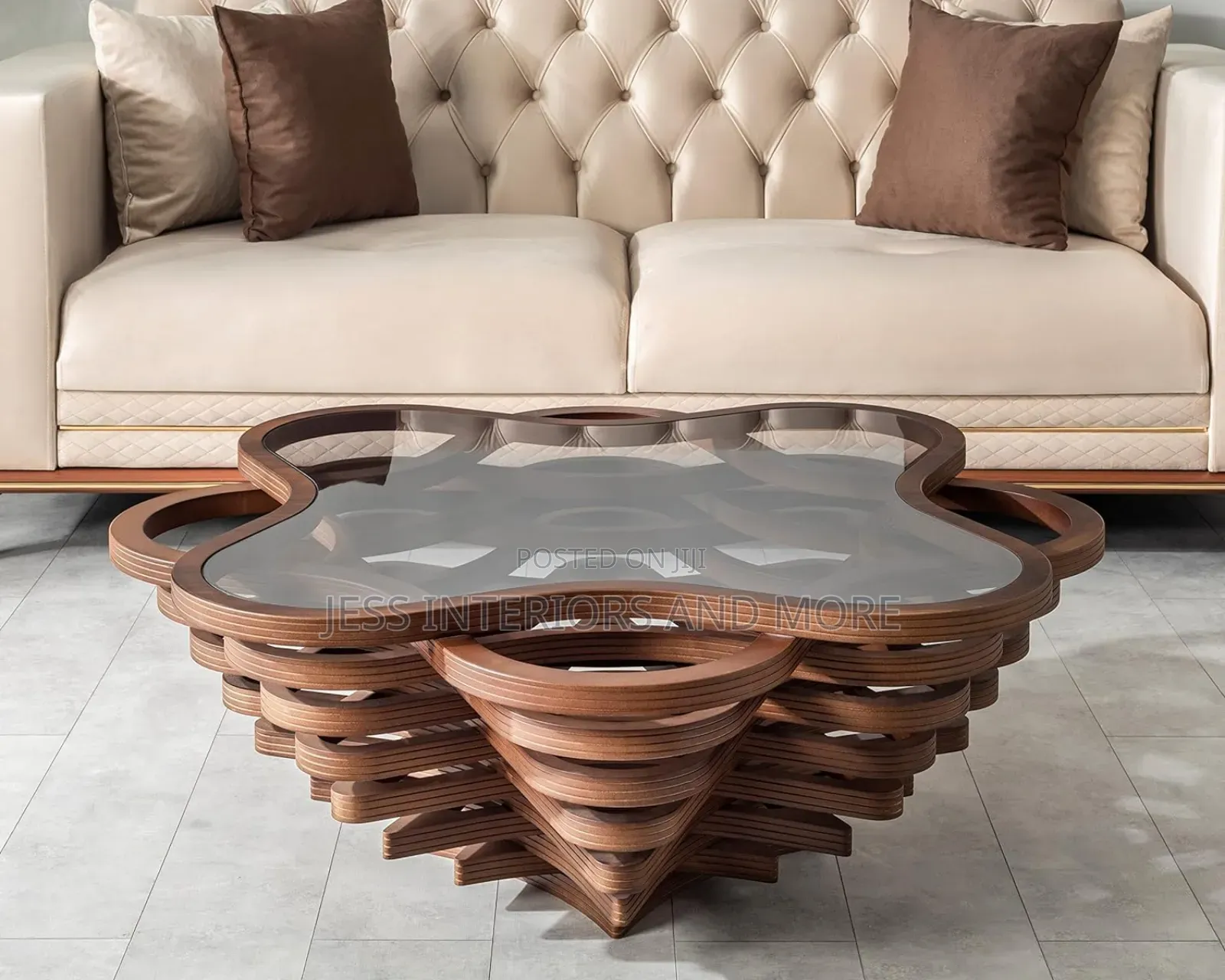 Center Table (Natural Walnut)