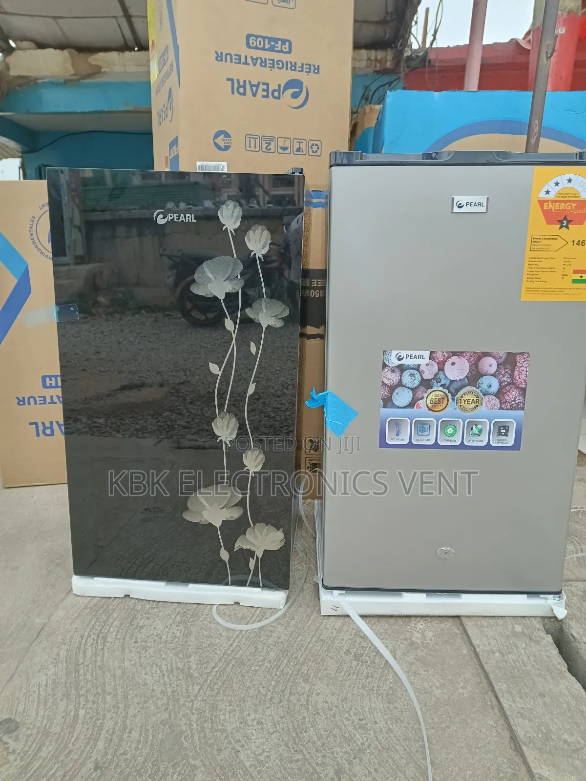 Pearl 80liters Premiu Mirror Door Refrigerators
