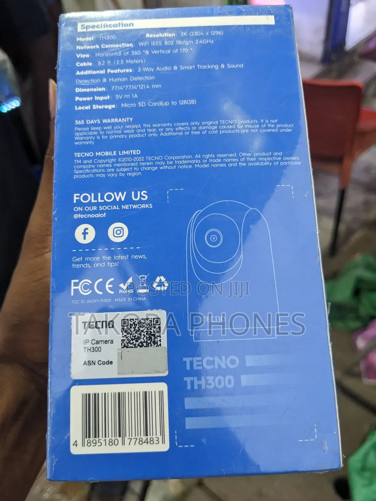 Tecno Wifi Camera Display Available
