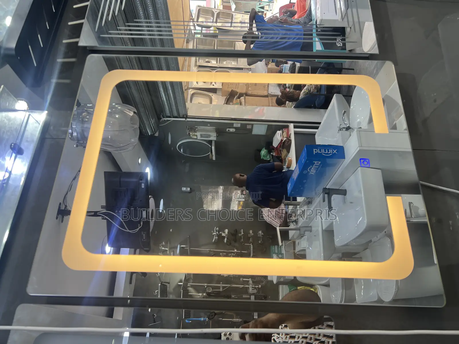 Smart Led Mirror (Warm and White in One )