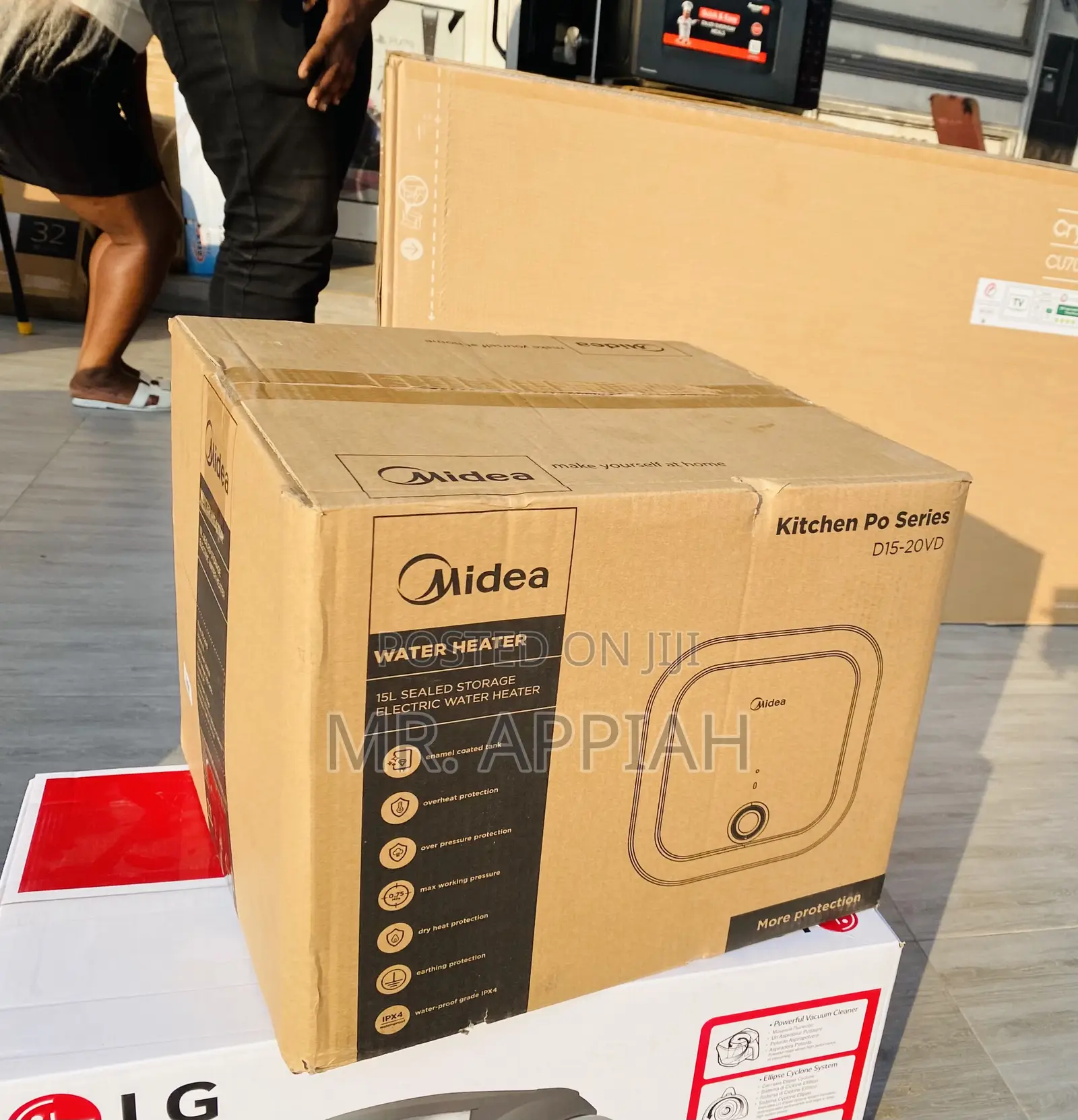 Original Midea 2000W Electric Water Heater(15L).
