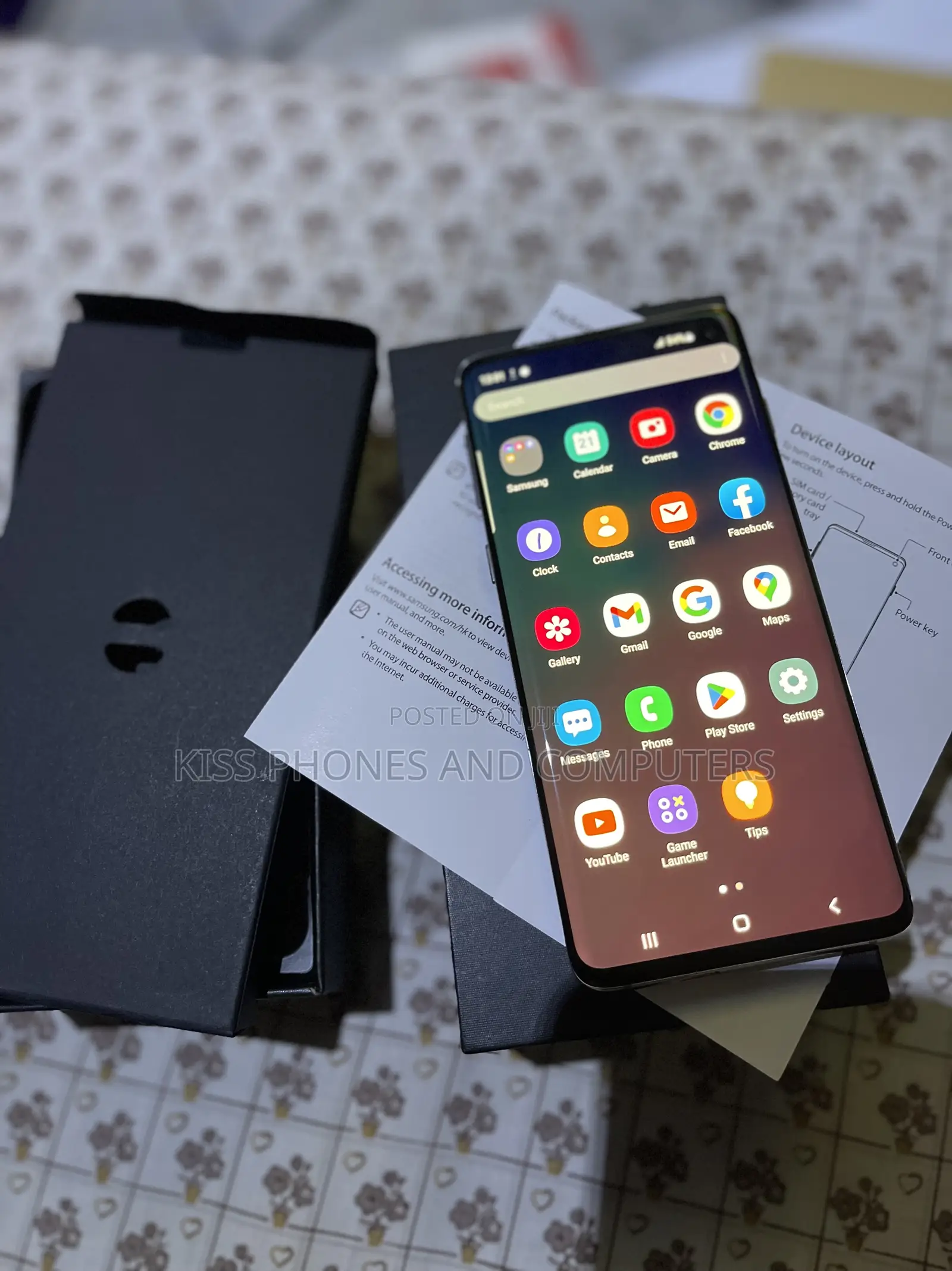 New Samsung Galaxy S10 128 GB Black