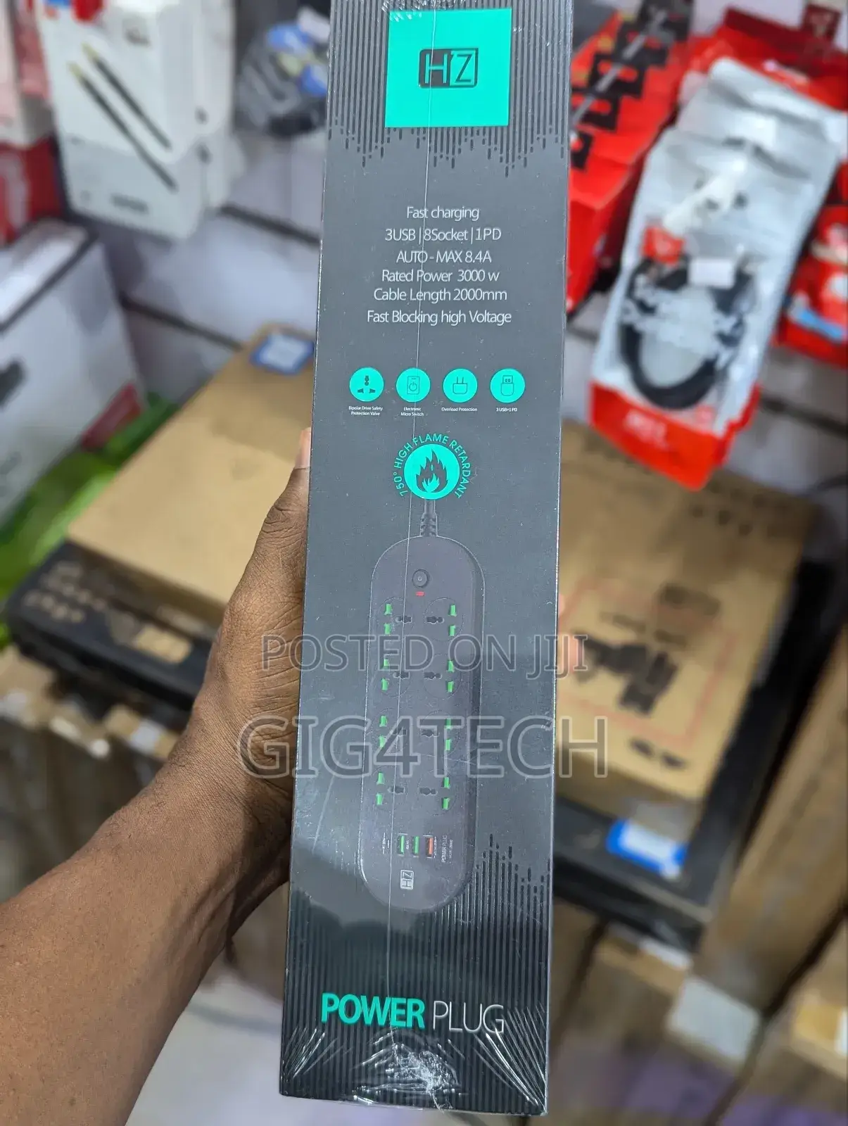 Heatz ZC610 Multi Extension Socket 300W