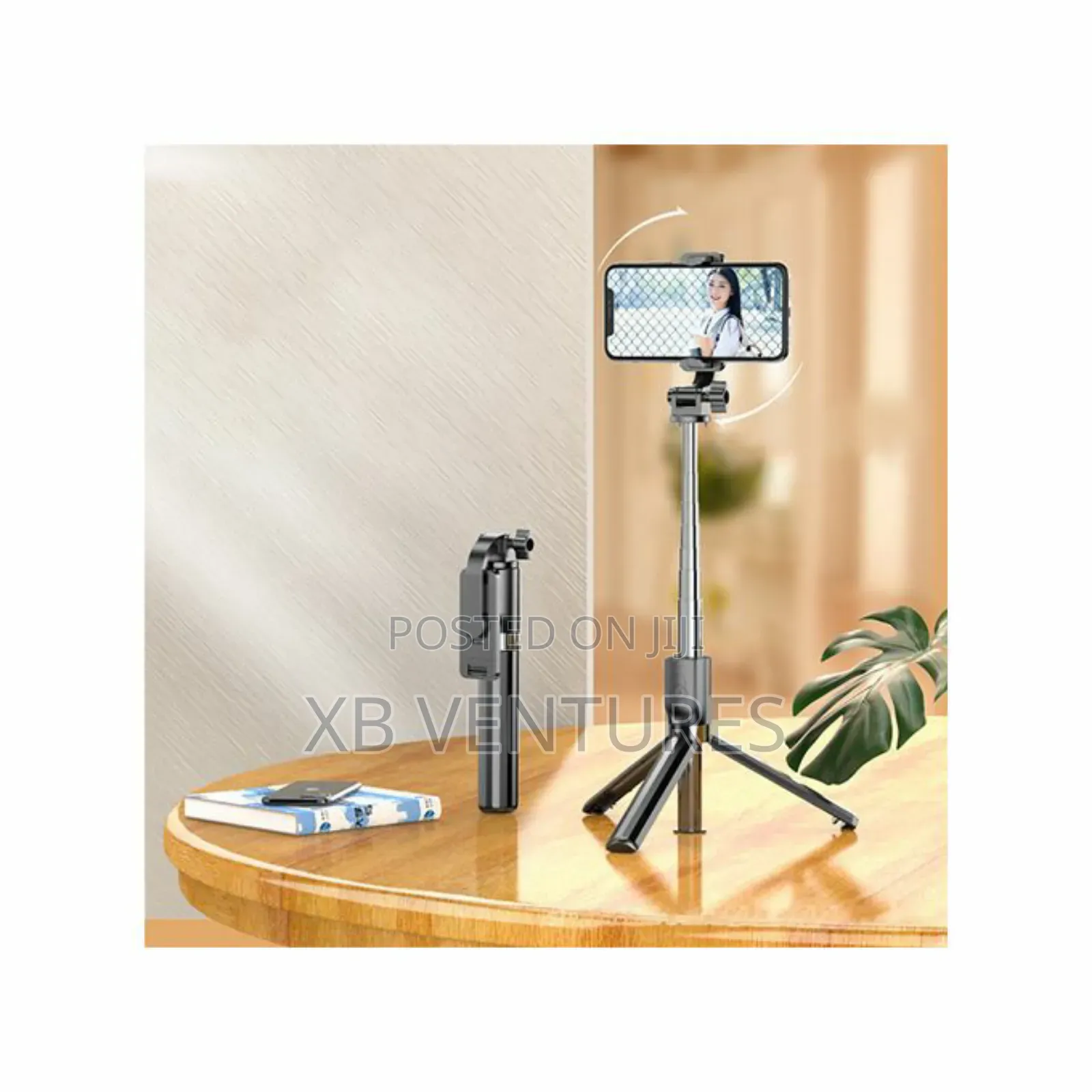 Bluetooth Selfie Stick Tripod + Shutter Remote Control