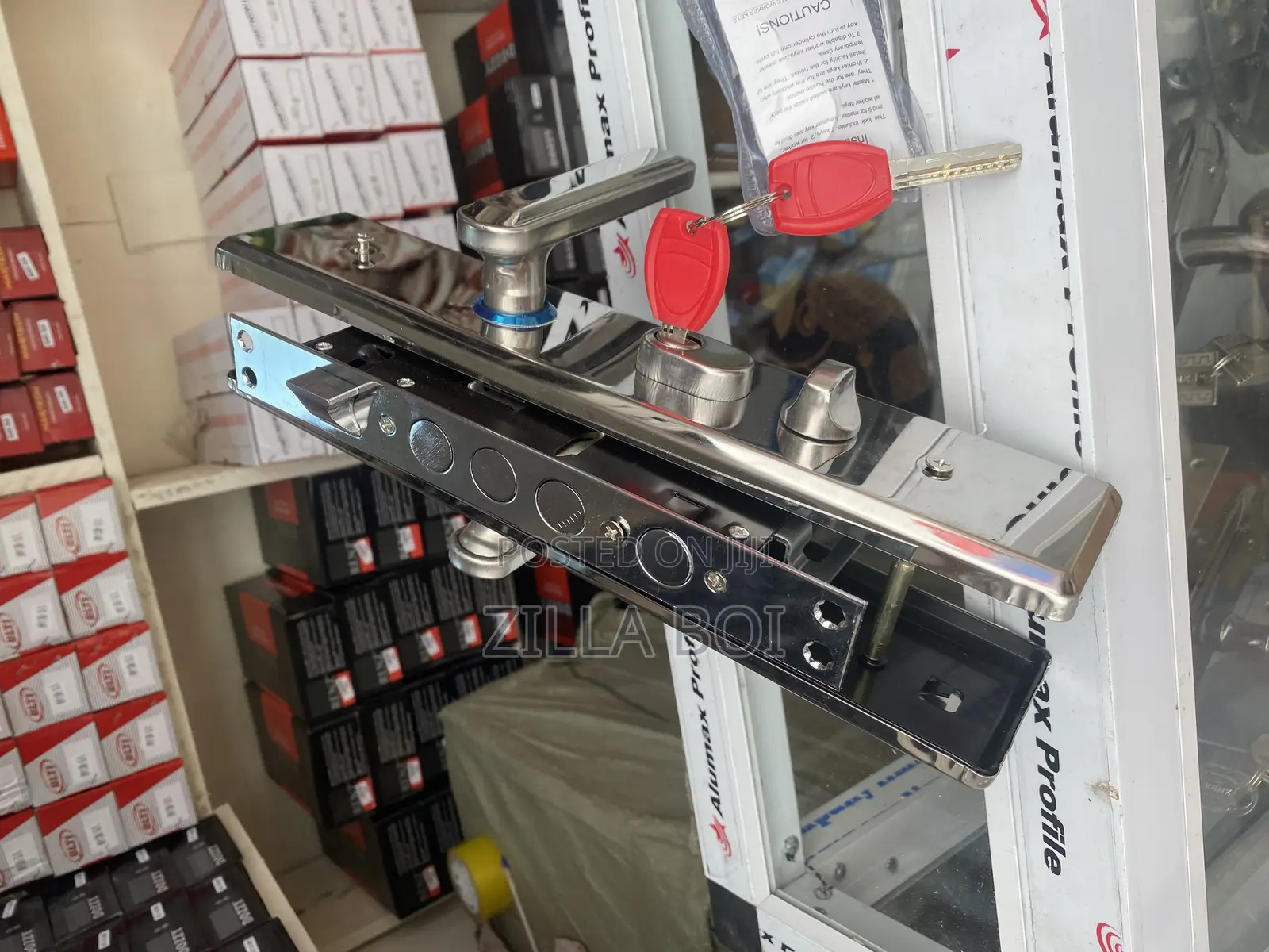 China Lock Stainless Steel and Black