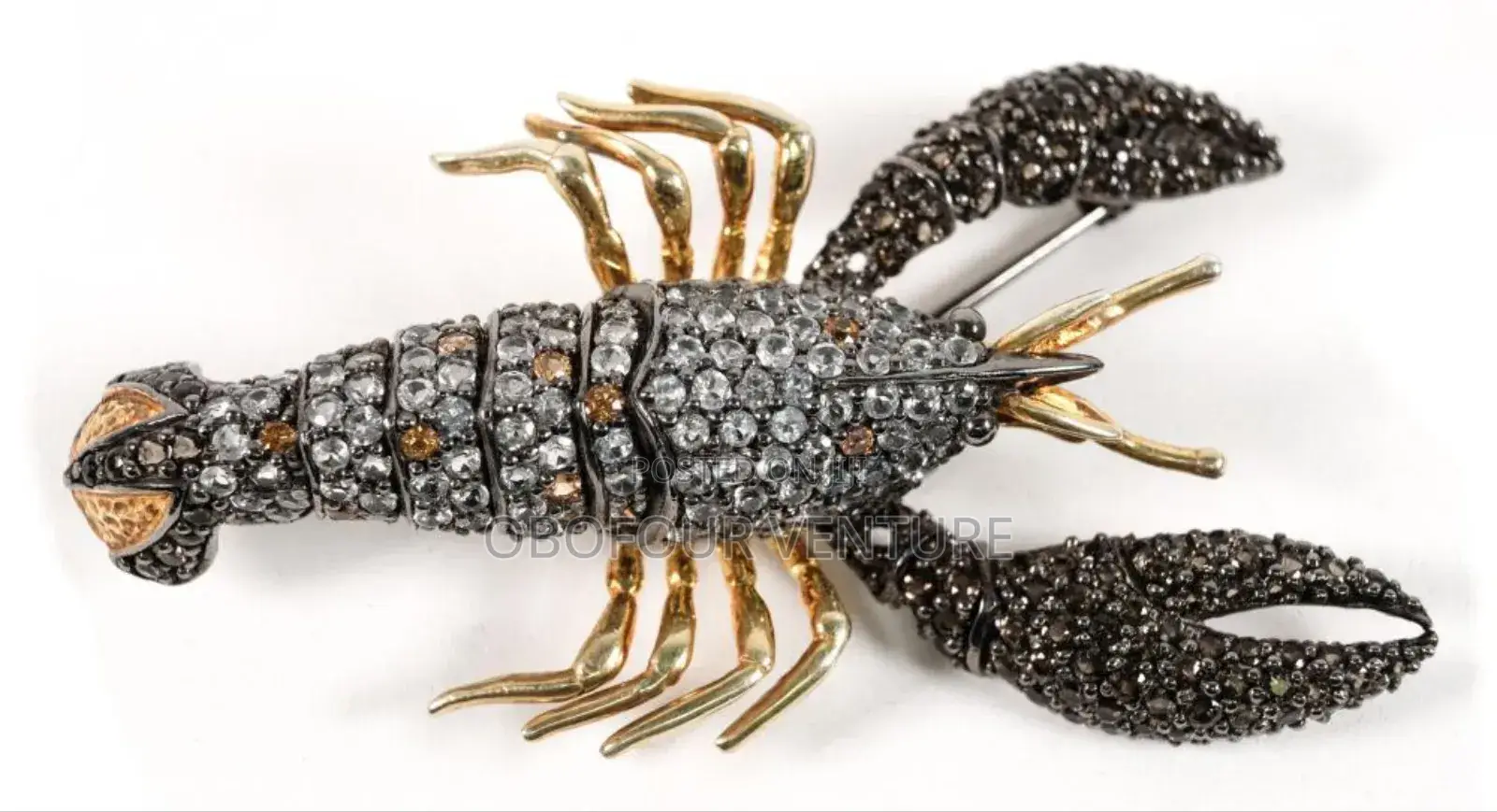 GOLDED SPIDER HEAD Walking Stick Sword Metal