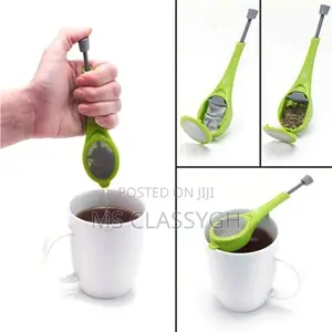 Tea Infuser Strainer Plastic Built-in Plunger Intense Flavor