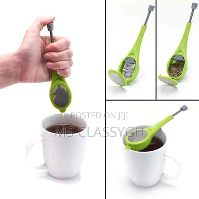 Tea Infuser Strainer Plastic Built-in Plunger Intense Flavor