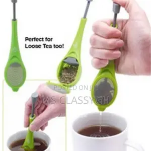 Tea Infuser Strainer Plastic Built-in Plunger Intense Flavor