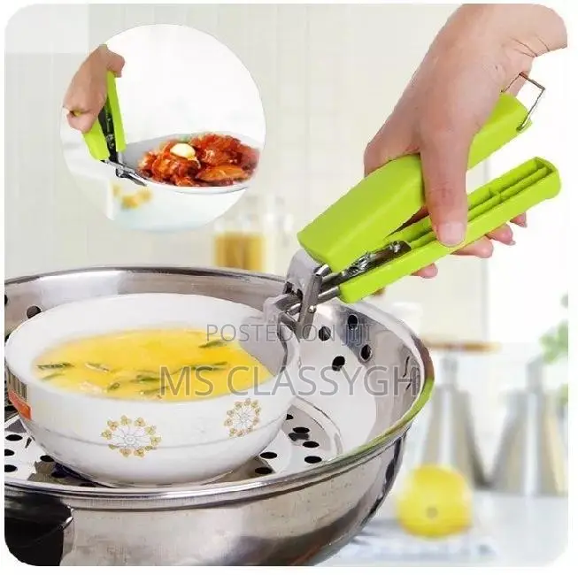 Stainless Steel Anti-Scald Clip Bowl and Plate Bason Dish Li