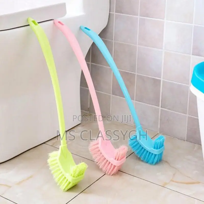 Plastic Curved Long Handle Toilet Brush Toilet Cleaning Mult