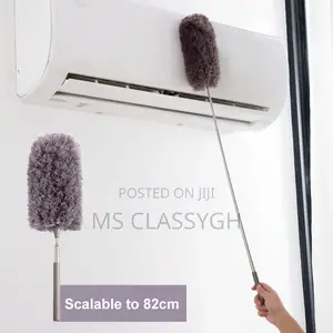 Adjustable Microfiber Dust Brush Extend Stretch Feather Home